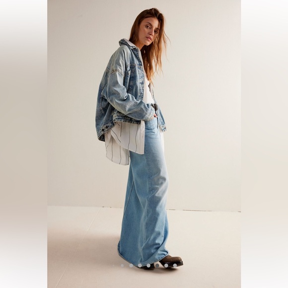 Free People Blue Jean Jacket - Picture 7 of 16